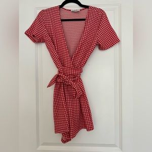 Zara Gingham Romper